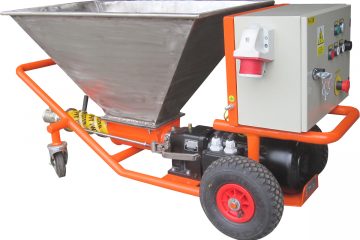 Šneková omítačka s podporou vzduchu